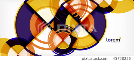 Modern geometric abstract background Modern geometric abstract background 45738236