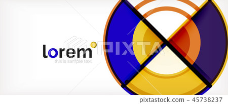 Modern geometric abstract background Modern geometric abstract background 45738237