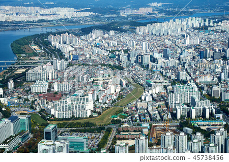 Seoul, South Korea, Foreground, Aerial Photos Seoul, South Korea, Foreground, Aerial Photos 45738456