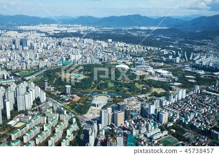 Seoul, South Korea, Foreground, Aerial Photos 45738457