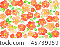 Camellia pattern background material 45739959