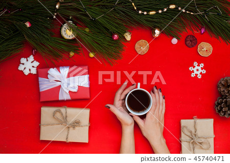 Merry Christmas Christmas greeting gifts holiday Christmas tree cones Merry Christmas Christmas greeting gifts holiday Christmas tree cones 45740471