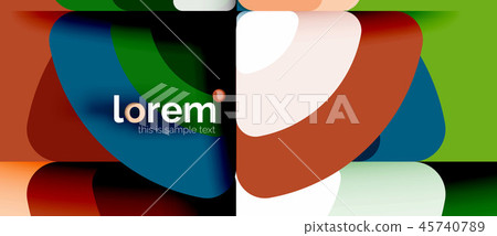 Circle abstract background 45740789