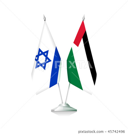 Palestine and Israel flags Palestine and Israel flags 45742496