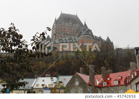 Quebec Symbol Chateau Frontenac Canada 45742658