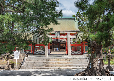 Sumiyoshi Taisha角落牌坊和Kosukemon Sumiyoshi Taisha角落牌坊和Kosukemon 45744001