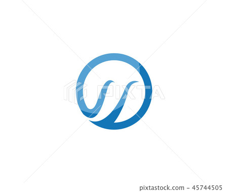 Wave logo vector Wave logo vector 45744505