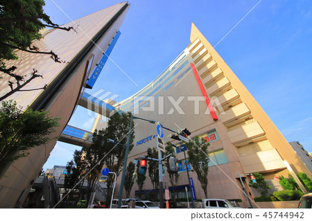 從川崎市高崎區高津區高津聯合政府大樓入口交叉口看溝口1丁目3和溝口1丁目4 從川崎市高崎區高津區高津聯合政府大樓入口交叉口看溝口1丁目3和溝口1丁目4 45744942