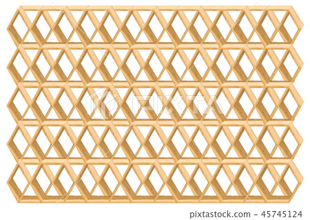 六角形木結構 六角形木結構 45745124