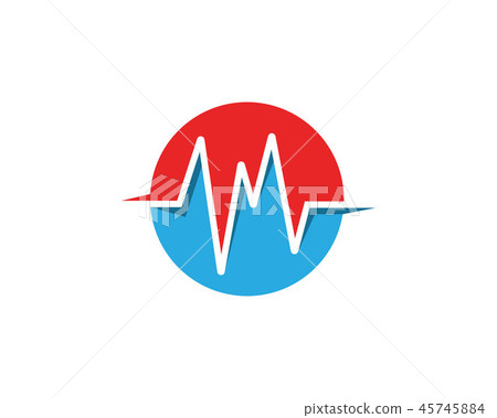 sound wave ilustration logo vector icon sound wave ilustration logo vector icon 45745884