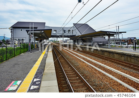 Station scenery Tokaido main line 45746104