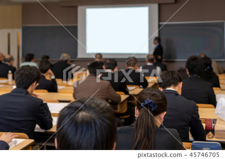 Image of adult lecture at university 45746705
