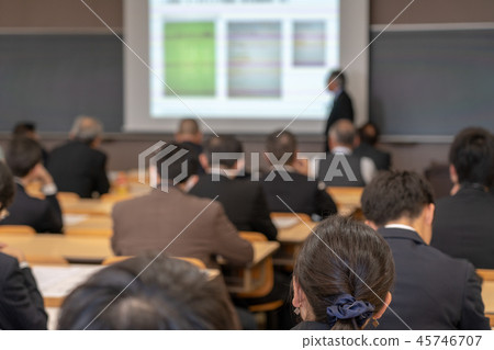 Image of adult lecture at university Image of adult lecture at university 45746707