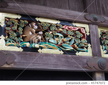 Nikko Toshogu Shrine · Monkey Nikko Toshogu Shrine · Monkey 45747872