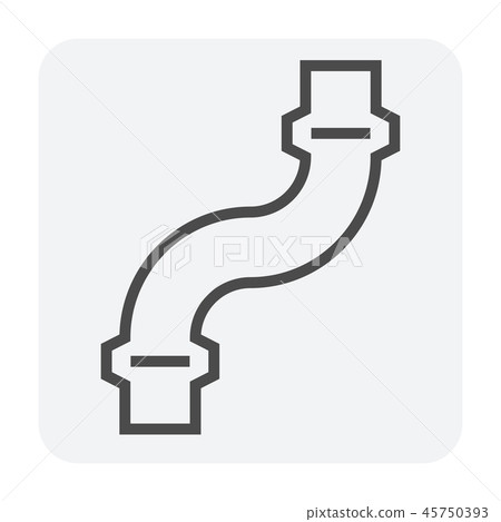 pipe connector icon pipe connector icon 45750393