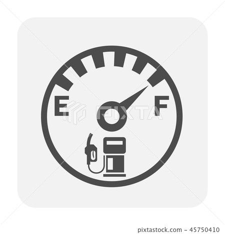gas gauge icon 45750410