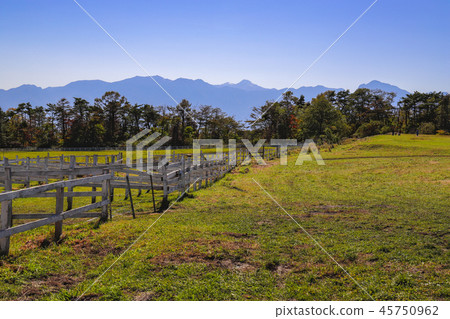 [Hokuto City, Yamanashi Prefecture] Landscape of Kiyosato Kogen and Seisen Dormitory 45750962