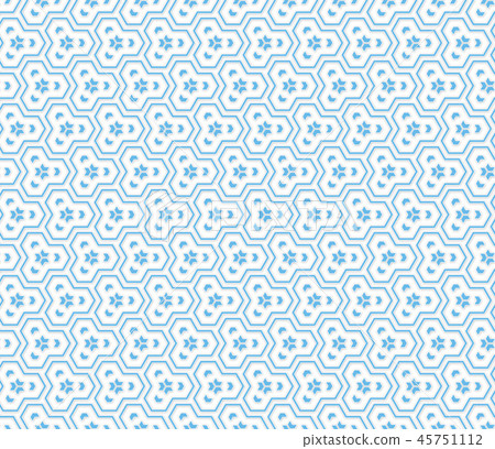 winter pattern light blue 45751112