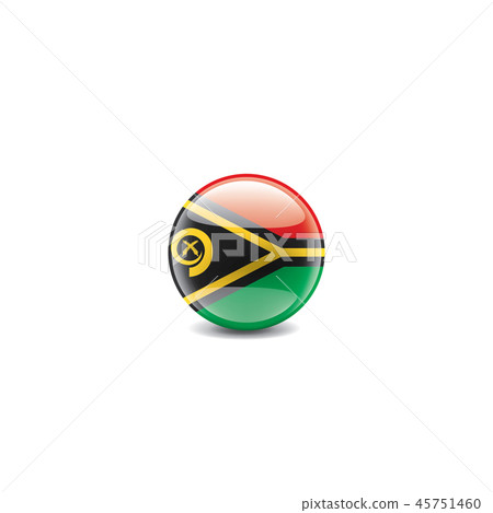 Vanuatu flag, vector illustration on a white background Vanuatu flag, vector illustration on a white background 45751460