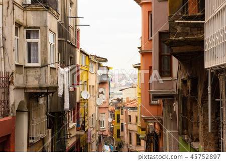 poor district Fatih in Istanbul, Turkey 45752897