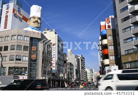 Tokyo cityscape in Japan We look at the cityscape such as Kappabashi tool street 45753151