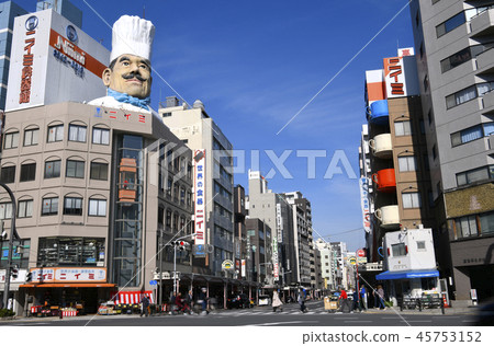 Tokyo cityscape in Japan We look at the cityscape such as Kappabashi tool street Tokyo cityscape in Japan We look at the cityscape such as Kappabashi tool street 45753152