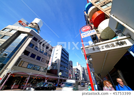 Tokyo cityscape in Japan 45753399