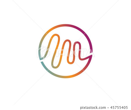 sound wave ilustration logo vector icon sound wave ilustration logo vector icon 45755405