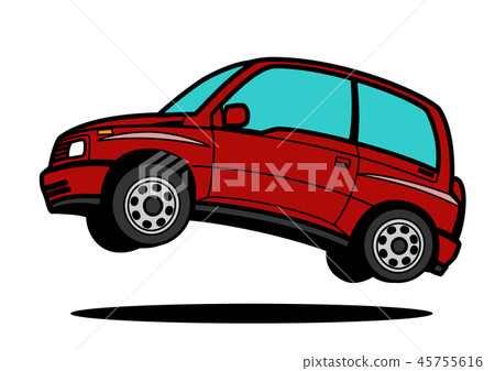 懷舊國內淺黑色可以暗紅色跳車圖 45755616