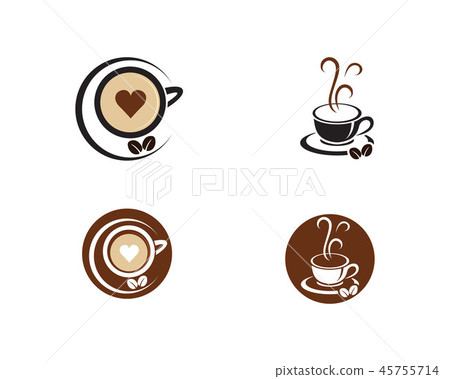 Coffee cup Logo Template vector icon Coffee cup Logo Template vector icon 45755714