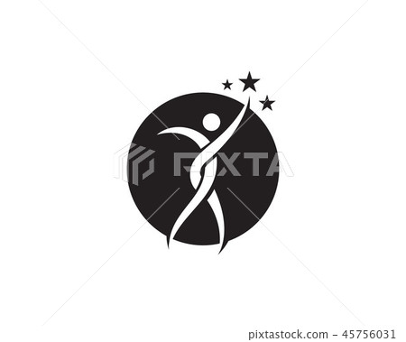 Leadership success people logo and symbol 45756031