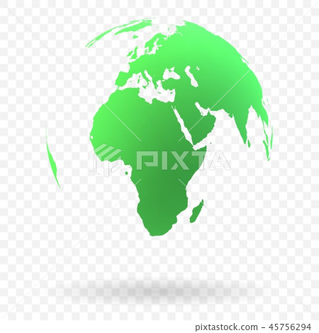 Earth globe symbol 45756294