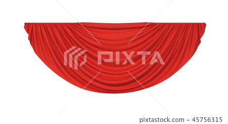 Red pelmet drapery curtain Red pelmet drapery curtain 45756315