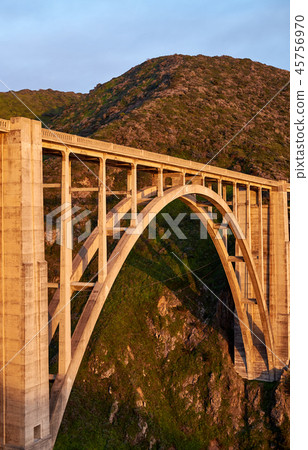 Bixby Creek Bridge on Highway 1, California 45756970