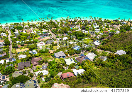 “夏威夷”Lanikai藥盒視圖·凱魯瓦 “夏威夷”Lanikai藥盒視圖·凱魯瓦 45757229