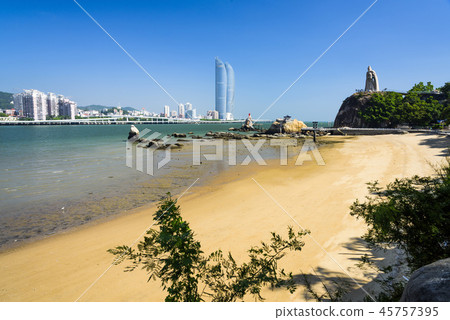 The scenery of Gulangyu island, China. 45757395
