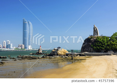 The scenery of Gulangyu island, China. 45757396