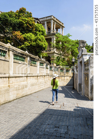 street view of Xiamen Gulangyu island 45757555