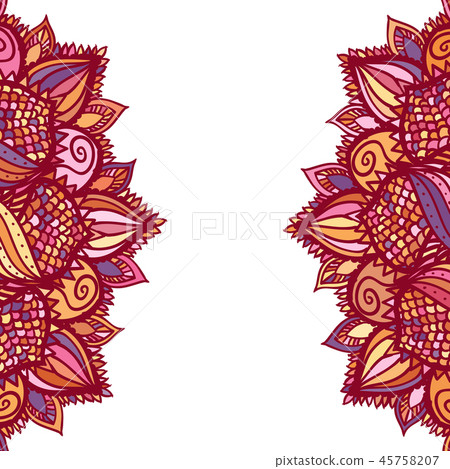 Vector abstract postcard design with copy space Vector abstract postcard design with copy space 45758207