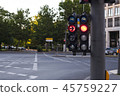 Traffic light in Berlin Germany. Walking and bicycle crossing 45759227