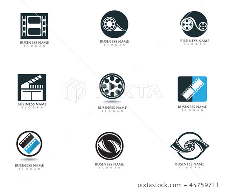 Film logo and symbols vector template Film logo and symbols vector template 45759711