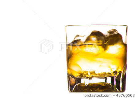 Whiskey lock white background Whiskey lock white background 45760508