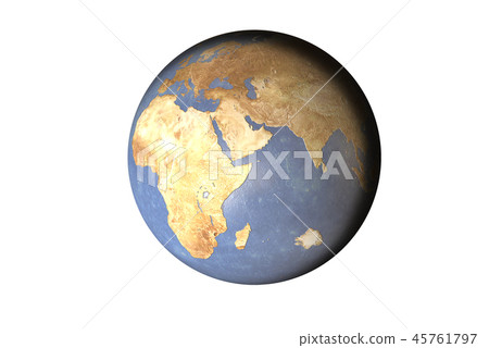 Global warming on the Planet Earth isolated. 45761797
