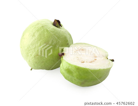 Guava isolated on white background Guava isolated on white background 45762602
