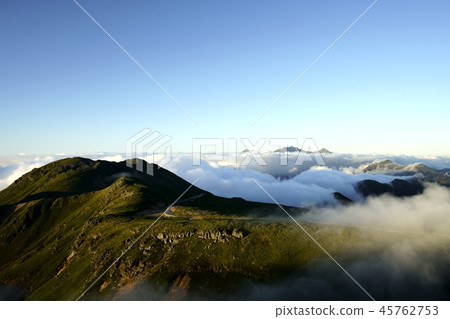 從秋天的Norikura Demon-dake看（位置：Norikura，Demon-dake） 45762753