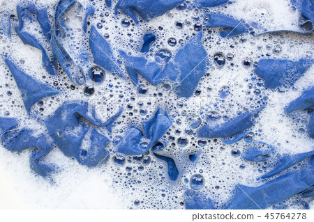 Washing Jeans shirt, soaked Washing Jeans shirt, soaked 45764278