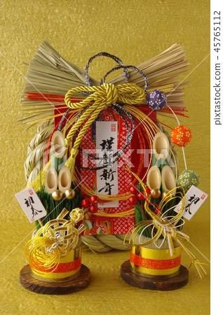 新年卡的材料 45765112