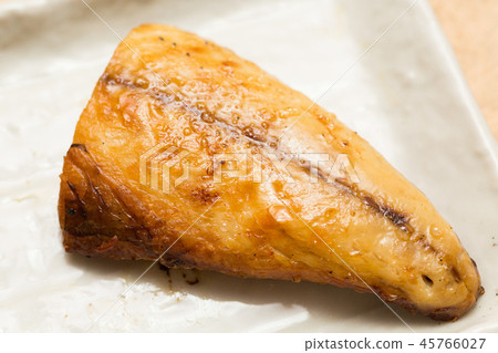 Grilled mackerel with salt Grilled mackerel with salt 45766027