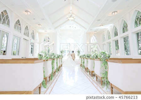 1. Wedding ceremony in the white church 1. Wedding ceremony in the white church 45766213
