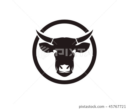 Cow head symbols and logo vector template - Stock Illustration ...